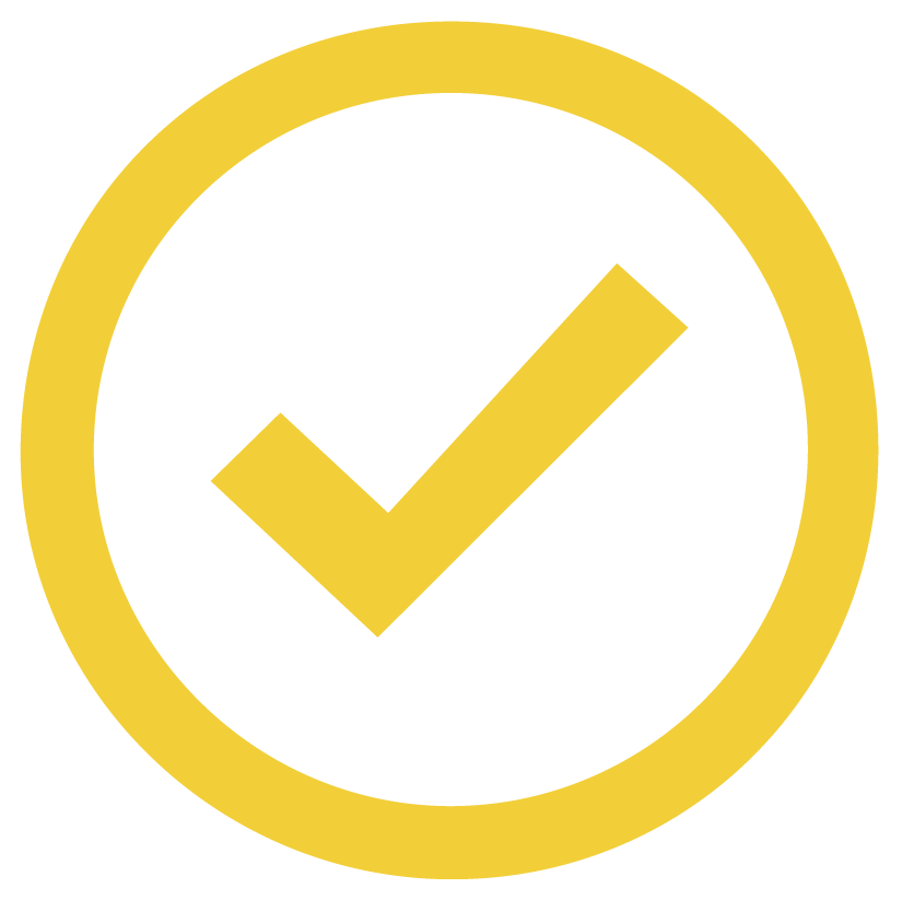 checkmark in circle icon